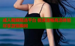 成人视频精选平台 极速流畅高清体验尽享激情瞬间