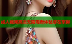 成人视频高清无限观看体验尽在掌握