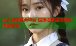 成人视频聚合平台 极速搜索高清精彩内容体验