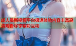 成人最新视频平台极速体验内容丰富高清观看尽享精彩互动