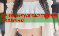 国产视频在线平台高清丰富每日更新畅享海量精彩内容
