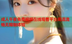 成人午夜免费视频在线观看平台高清流畅无限制体验