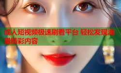 成人短视频极速刷看平台 轻松发现海量精彩内容