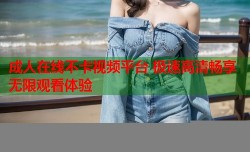 成人在线不卡视频平台 极速高清畅享无限观看体验