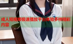 成人短视频极速播放平台体验多样精彩内容