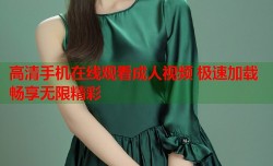高清手机在线观看成人视频 极速加载畅享无限精彩