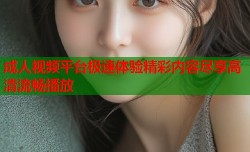 成人视频平台极速体验精彩内容尽享高清流畅播放