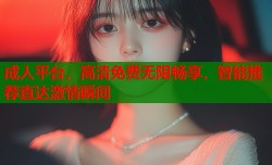 成人平台，高清免费无限畅享，智能推荐直达激情瞬间