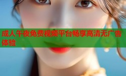成人午夜免费视频平台畅享高清无广告体验